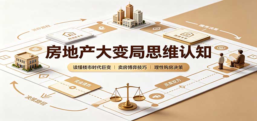 房地产大变局思维认知：读懂楼市时代巨变，卖房博弈技巧，理性购房决策-资源社