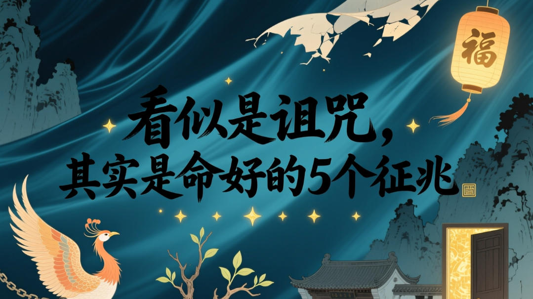 付费文章：看似是诅咒，其实是命好的5个征兆-资源社