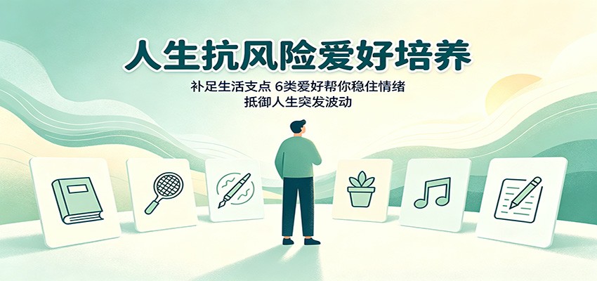 人生抗风险爱好培养:补足生活支点,6类爱好帮你稳住情绪,抵御人生突发波动-资源社